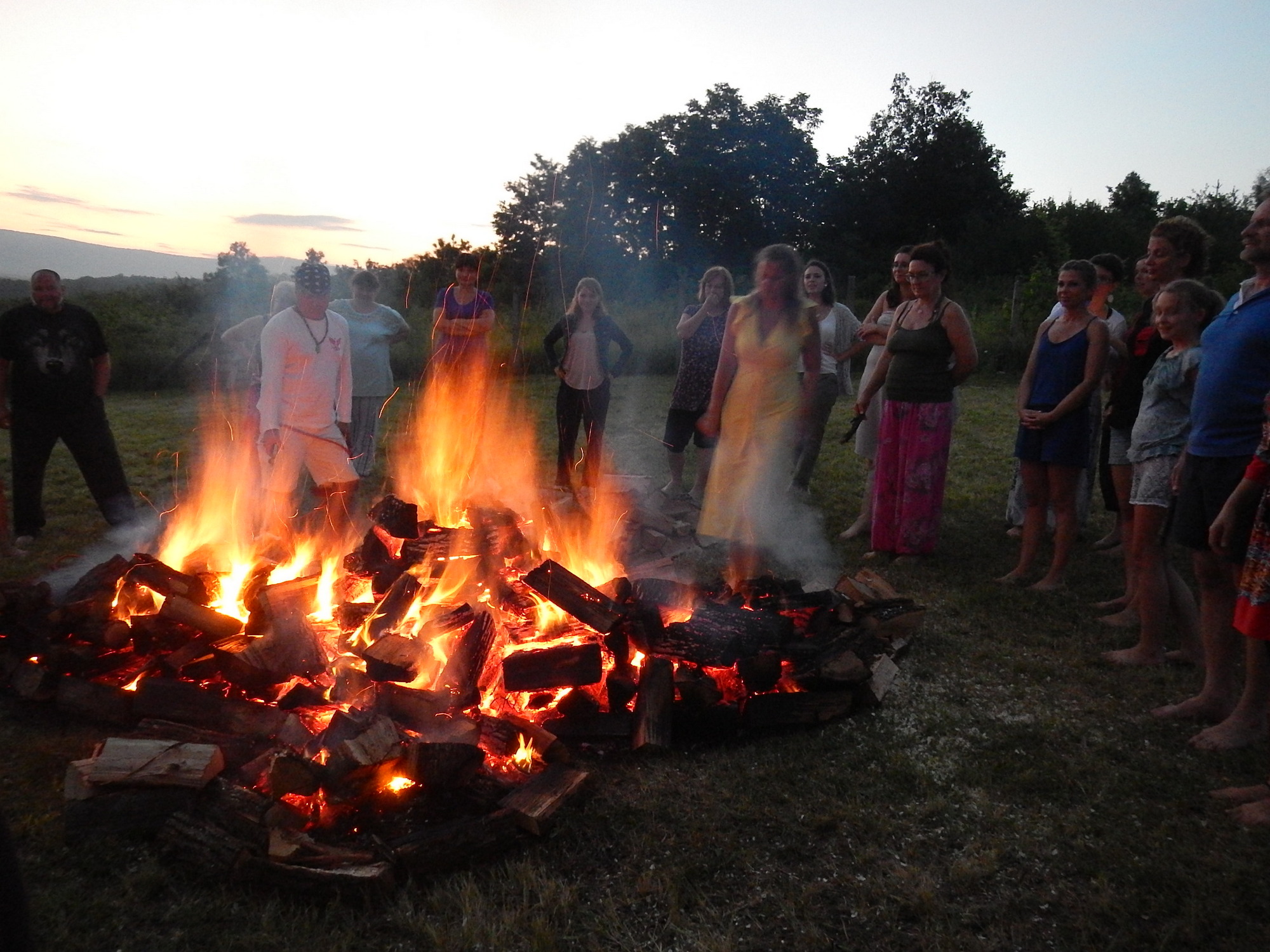 firewalking in China Chongqing