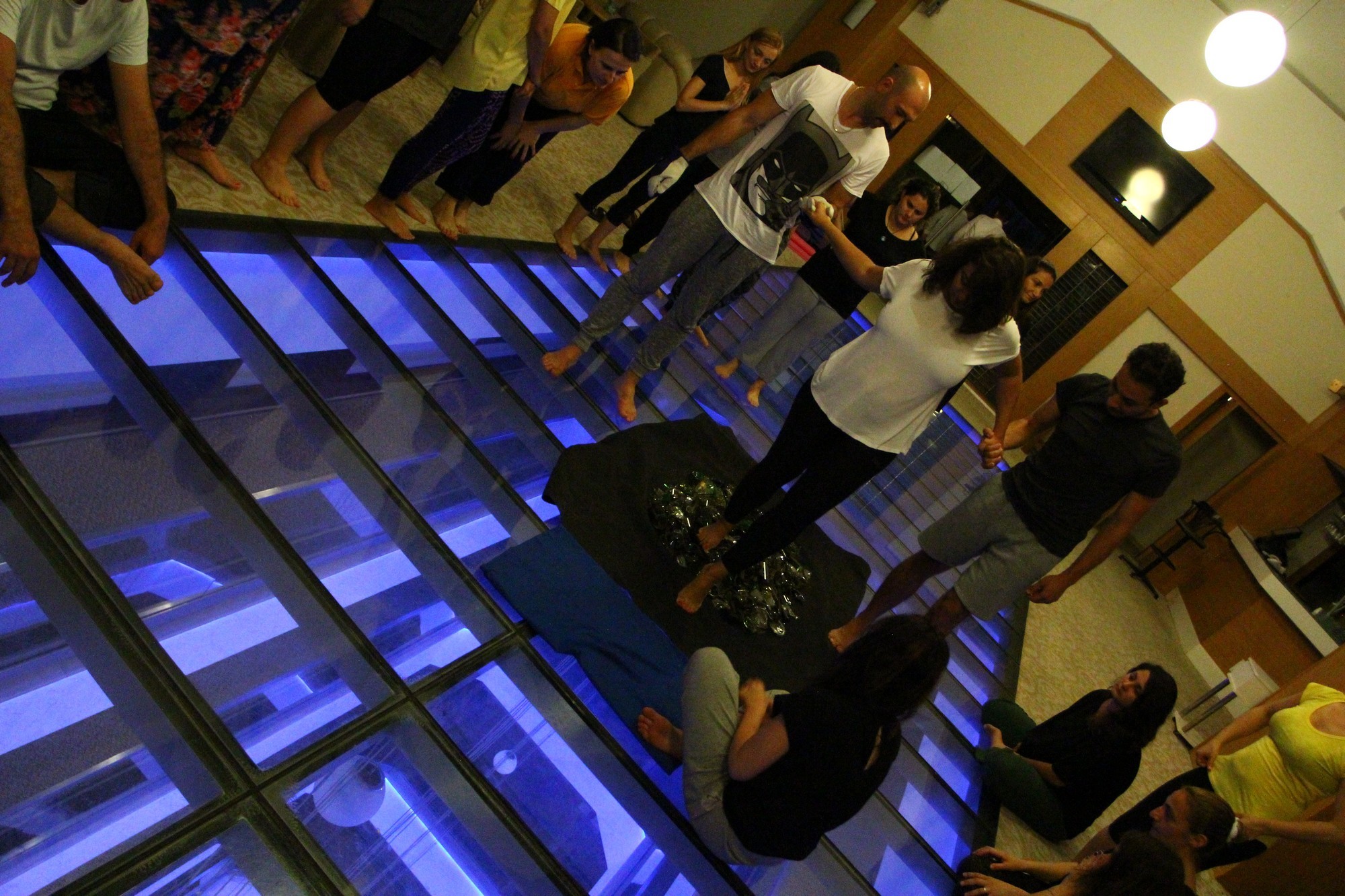 walking on broken glass training